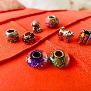Set of 8 Pandora Style Beads